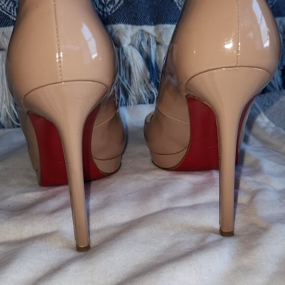 Christian Louboutin Patent Nude (fair skin nude) size 37